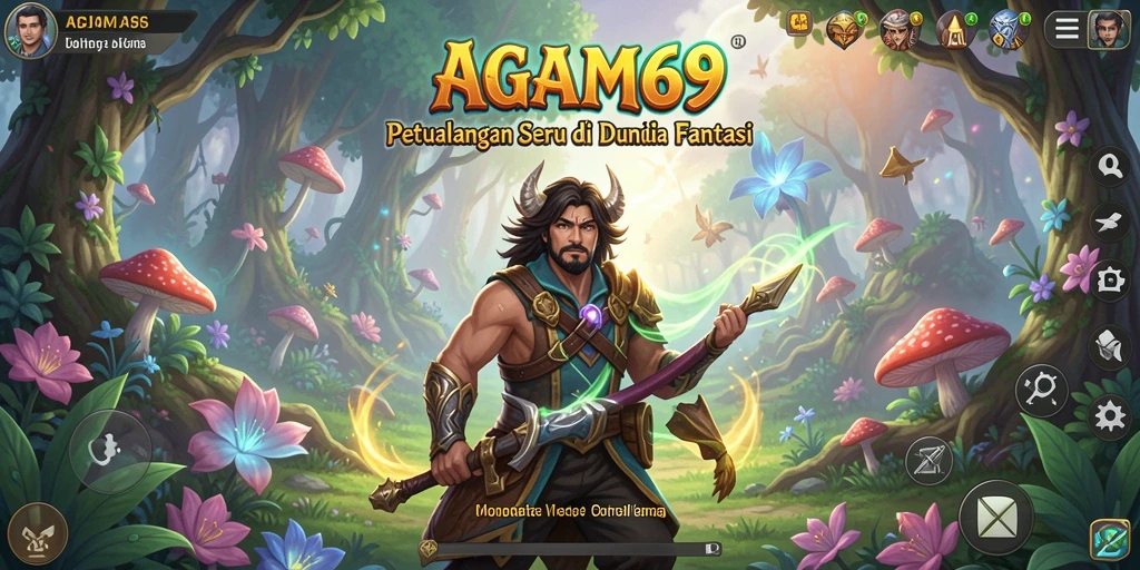 Tampilan utama gameplay AGAM69 yang penuh petualangan dan tantangan.