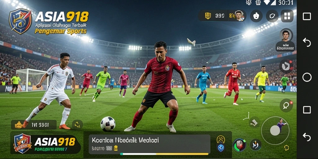 Gameplay seru dan mendebarkan dari aplikasi olahraga ASIA918.