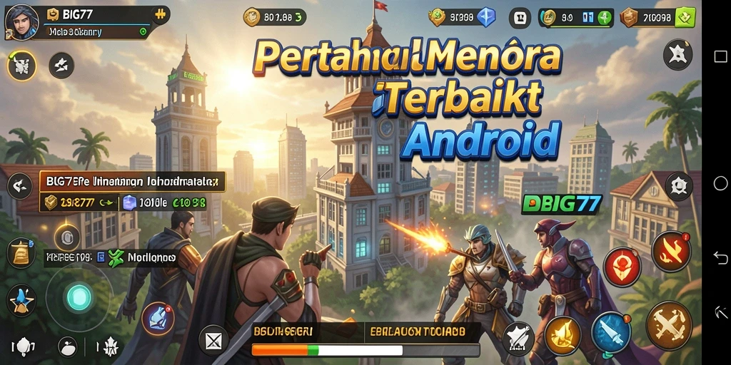 Gameplay mendebarkan Tower Defense di BIG77 dengan strategi menara yang menarik.