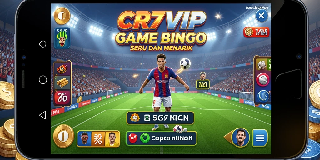 Screenshot gameplay CR7VIP menampilkan suasana seru permainan Bingo.