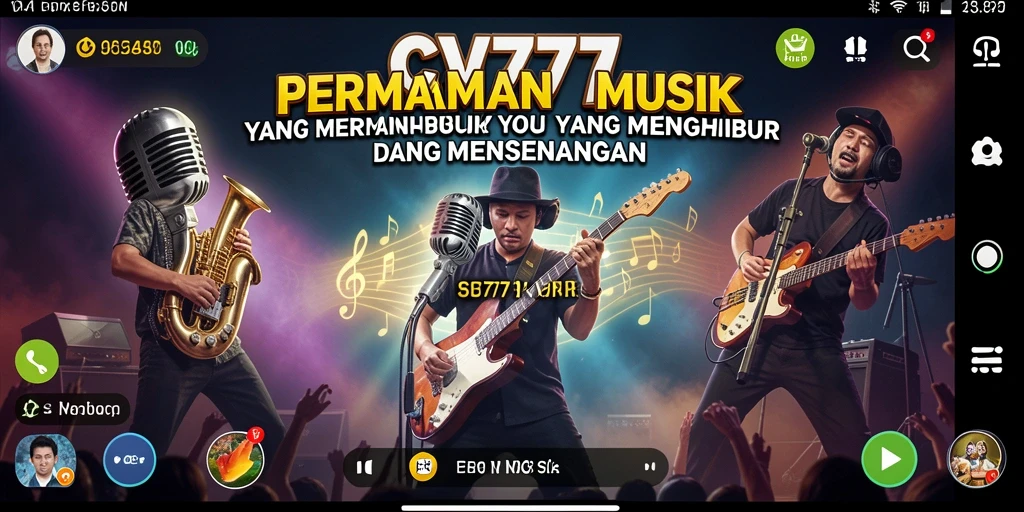 Tampilan gameplay CV777 yang penuh warna dan interaktif.
