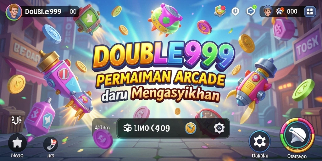 Tampilan gameplay menarik dan dinamis dari DOUBLE999.