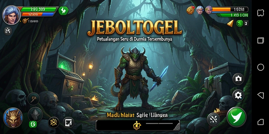 Screenshot gameplay JEBOLTOGEL menunjukkan momen mendebarkan dalam petualangan.