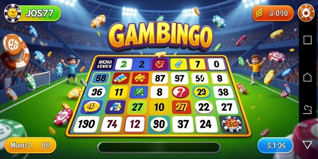 Tampilan gameplay Bingo JOS77 yang mengasyikkan dan interaktif.