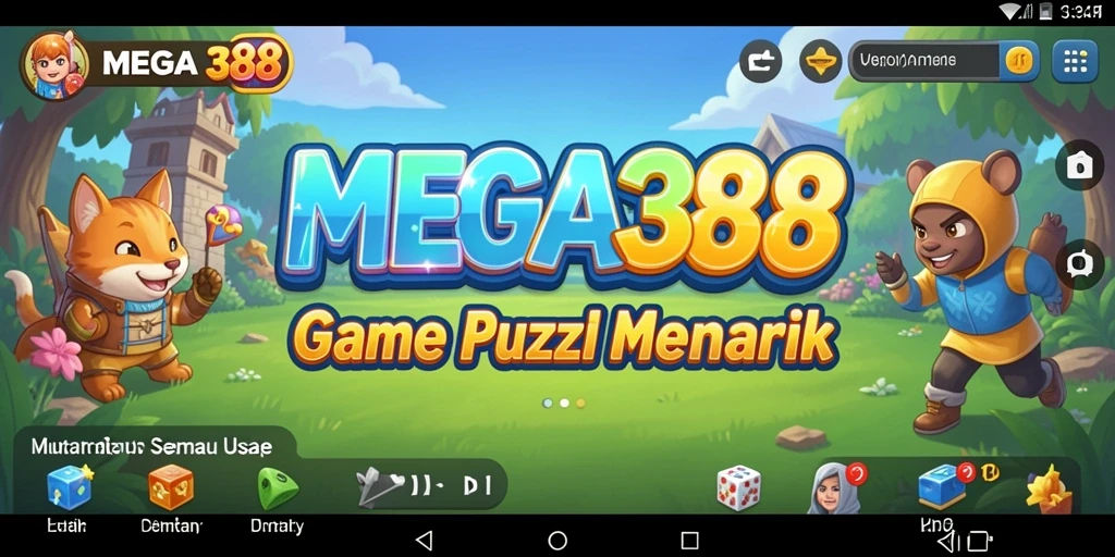 Gameplay MEGA388 dengan berbagai teka-teki yang menarik dan menantang.