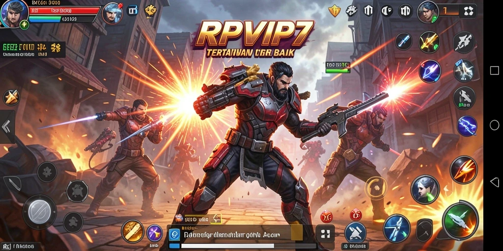 Tampilan gameplay RPVIP7 yang menegangkan dan dinamis.